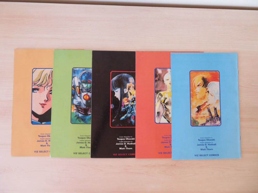 Lot comics Macross II Viz Big West 1993 Robotech Mikimoto TV Livres et BD