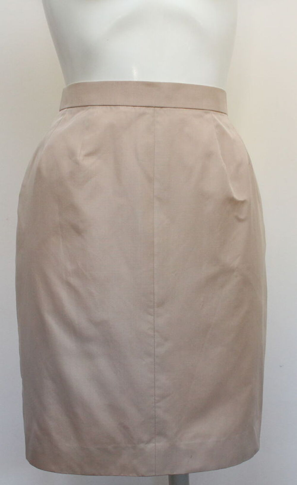 Jupe Herm&egrave;s soie beige Vêtements