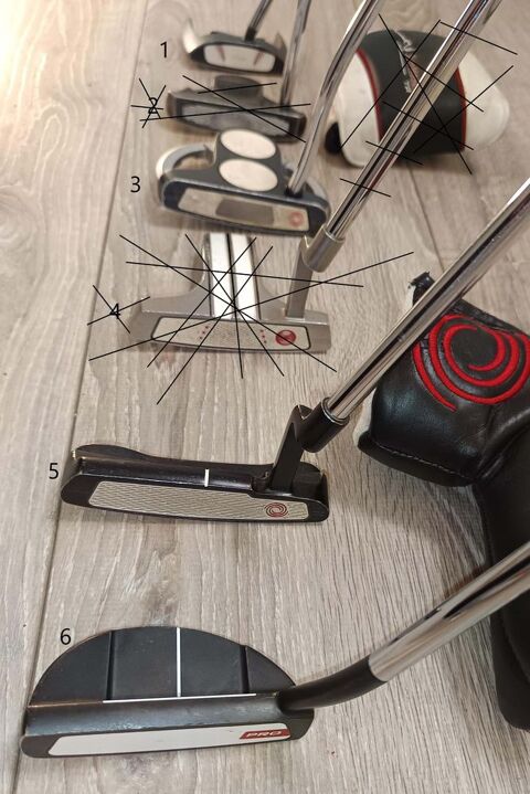Putters de Golf Maillet et Lame Ping & Odyssey Très Bon État Mantes-la-Jolie (78)