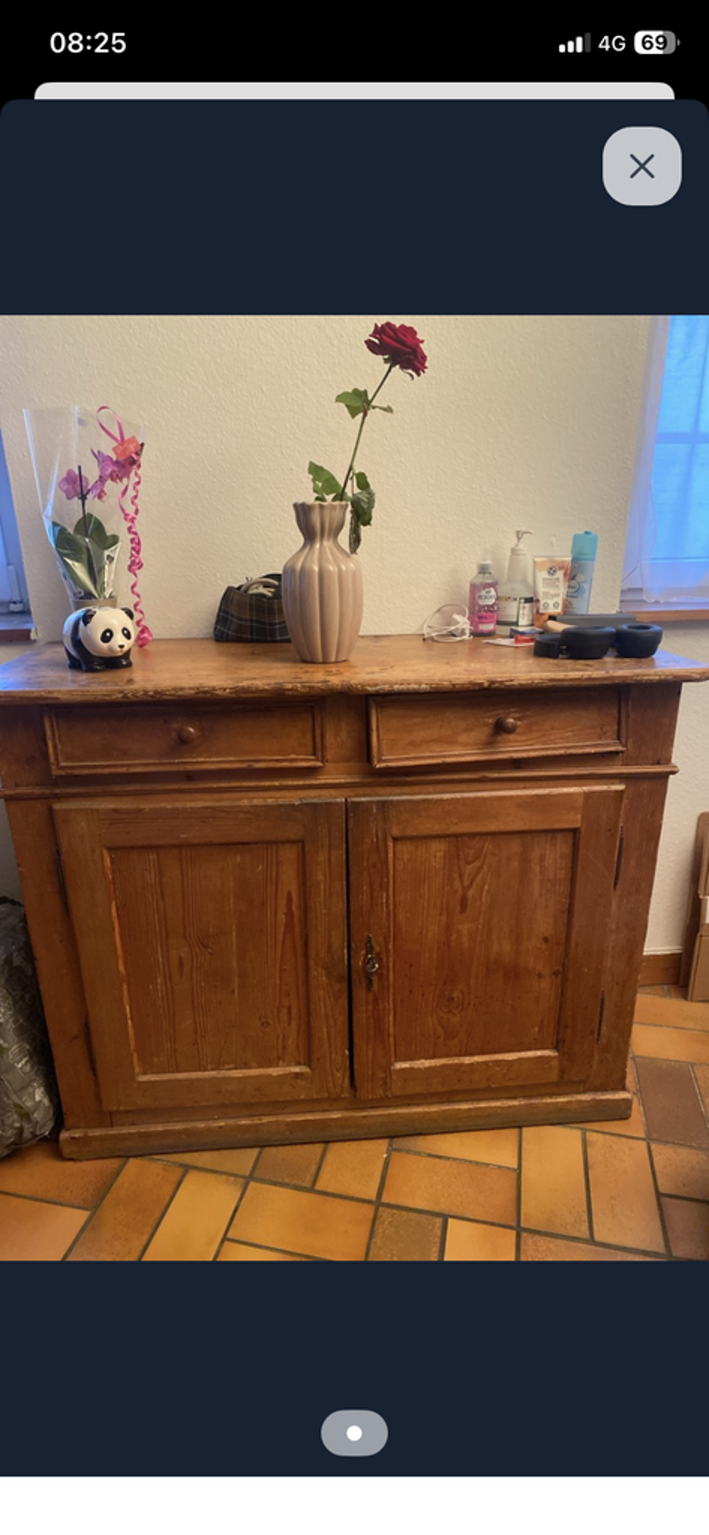 Buffet en bois 2 portes 2 tiroirs Meubles