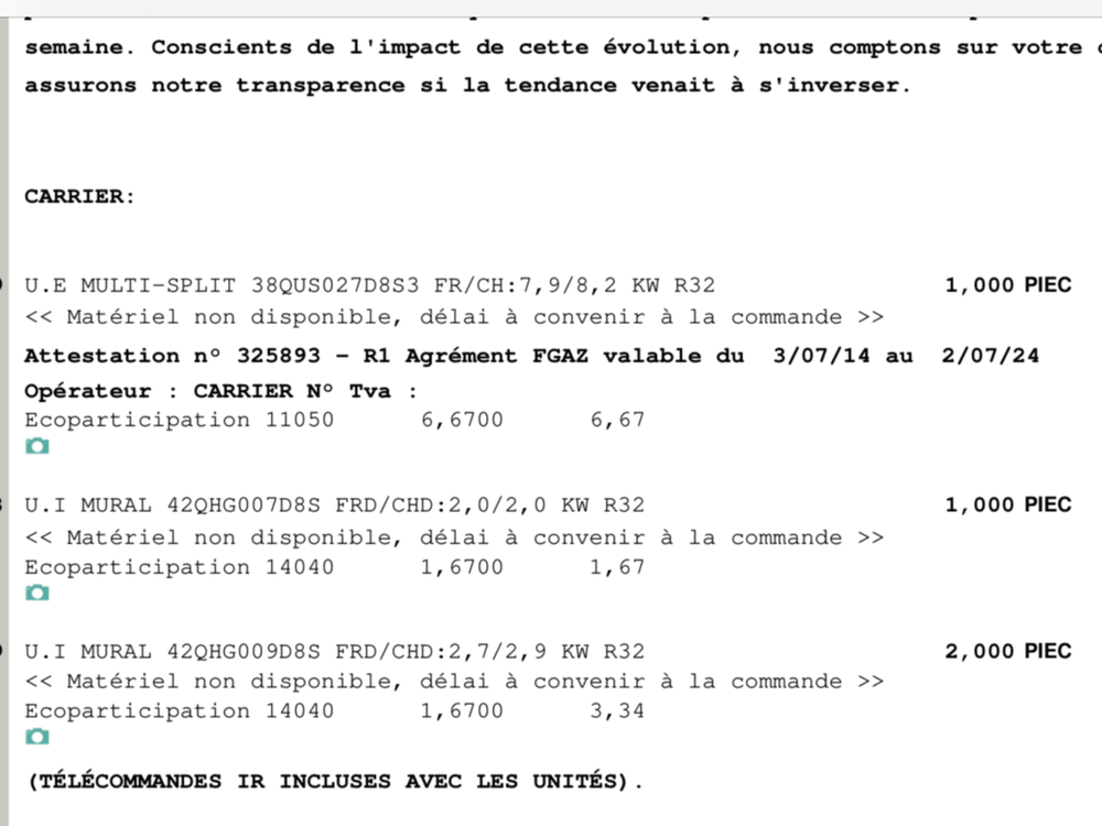 Clim r&eacute;versible Bricolage