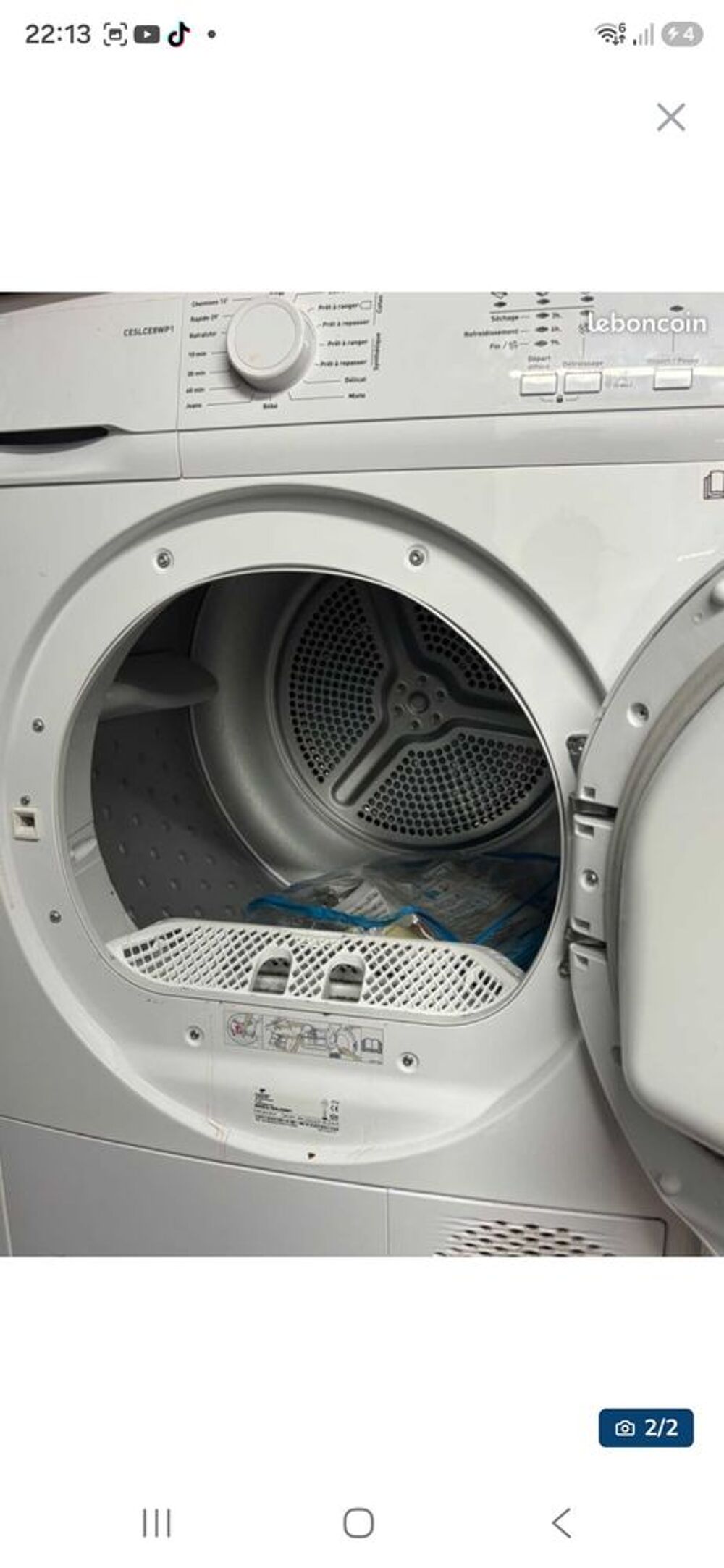 s&egrave;che-linge continental Electroménager