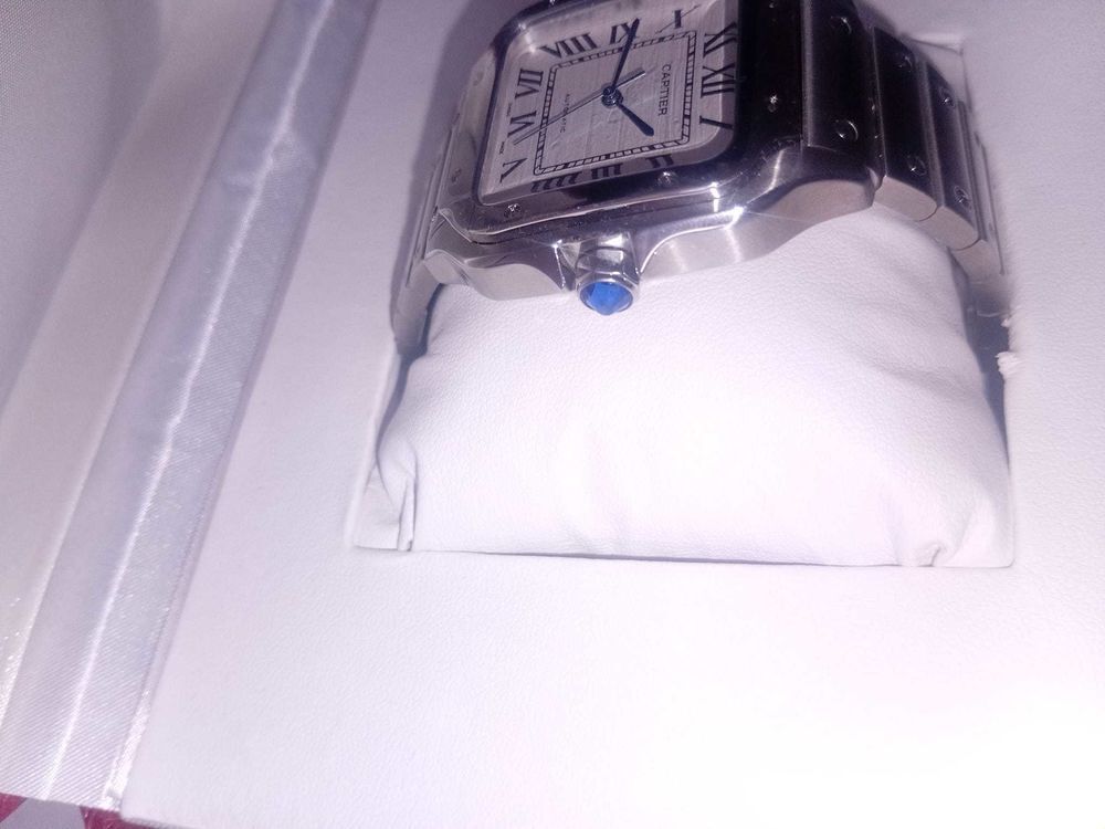 Cartier Santos Automatique €" Full Set Bijoux et montres