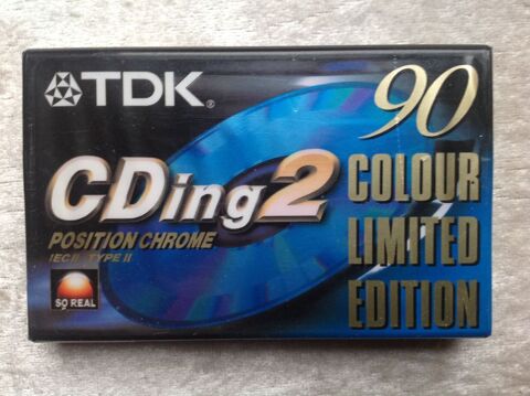 TDK CDing2 COLOUR LIMITED EDITION K7 AUDIO NEUVE Envoi Possi 8 Trégunc (29)