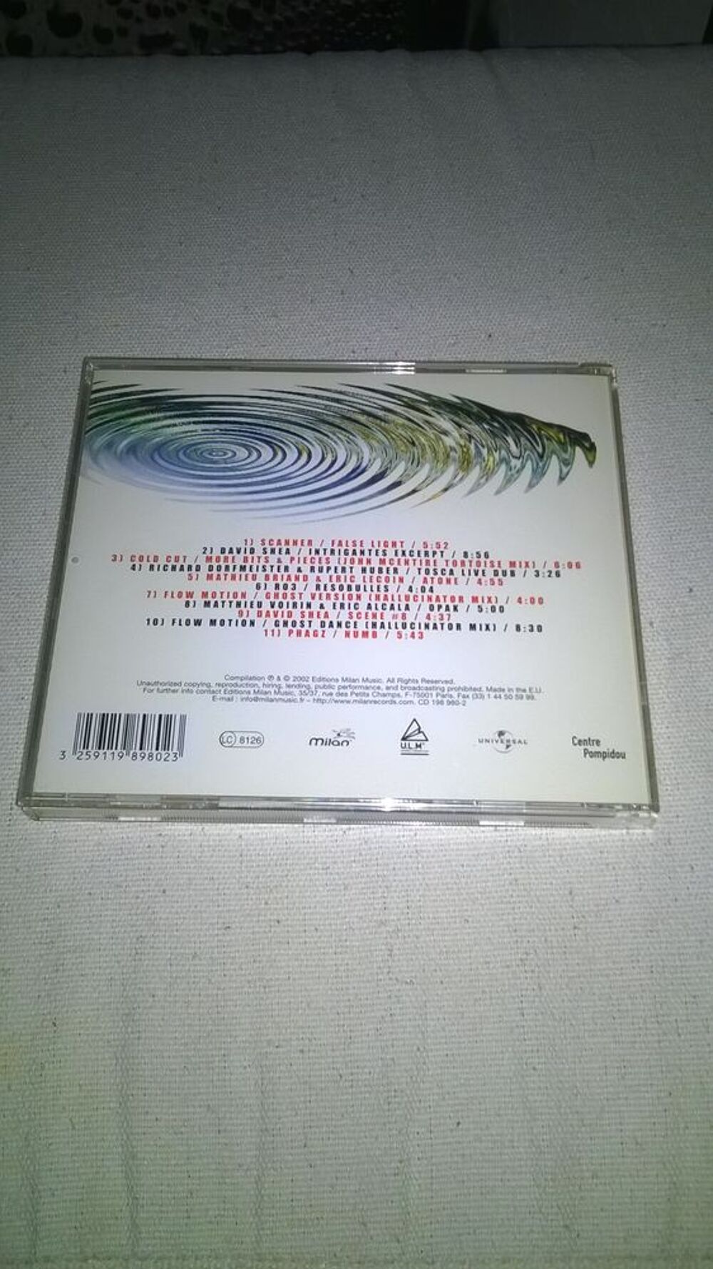CD Sonic Process
2002
Excellent etat
SCANNER - False Ligh CD et vinyles