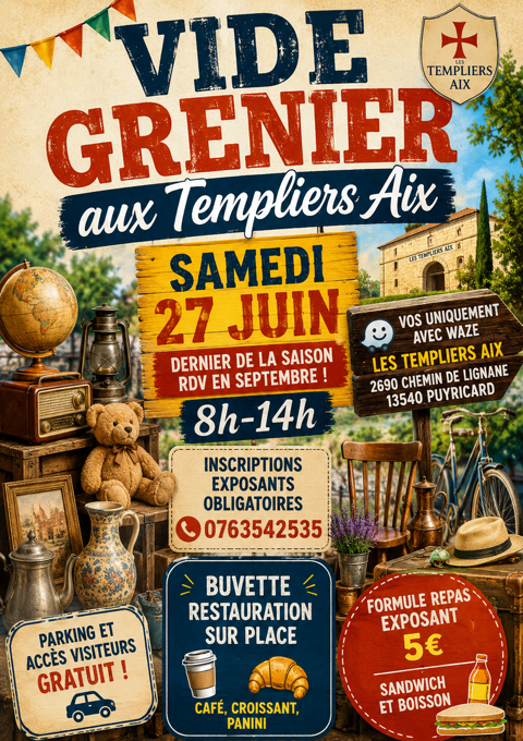 Vide-Greniers Templiers Aix Lignane Puyricard (13)