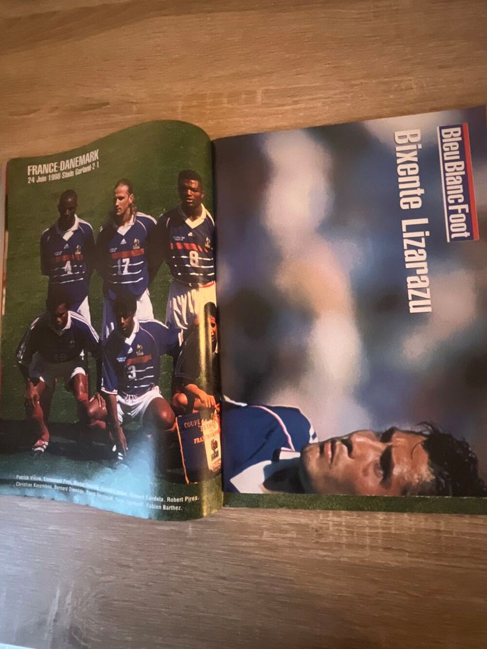 Bleu blanc foot album souvenir CDM 98 