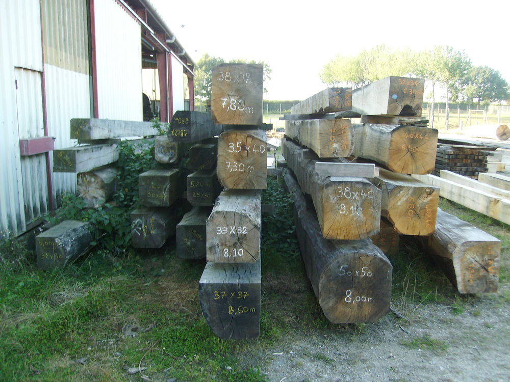 poutres ch&ecirc;ne 40x40 longueur 4m50 Bricolage