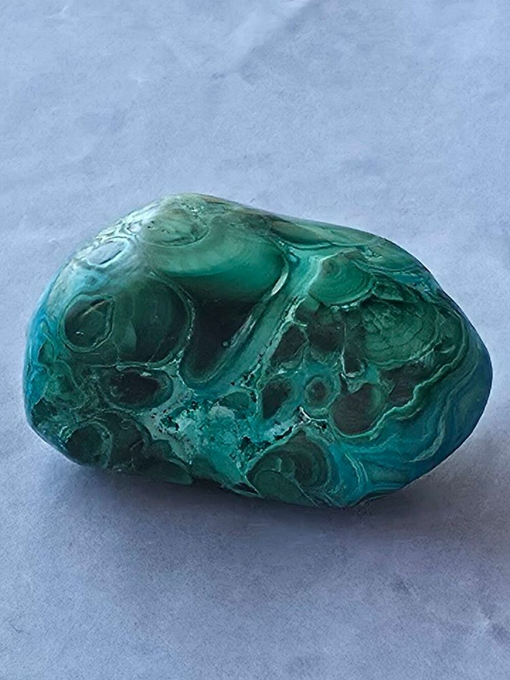 Chrysocolle du Katanga RDC-Pierre Polie 58g 