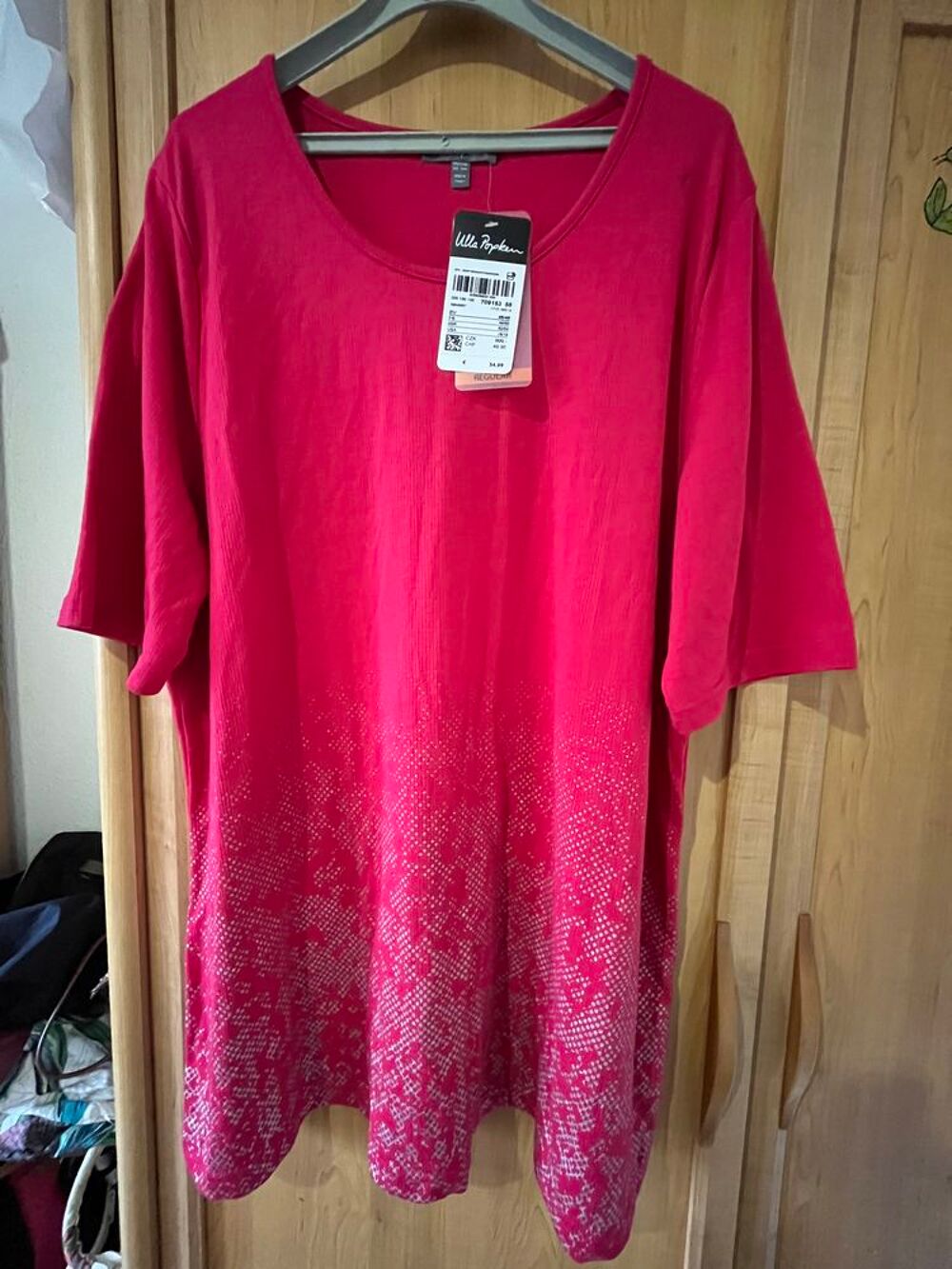 TEE-SHIRT ROSE GRANDE TAILLE Vêtements