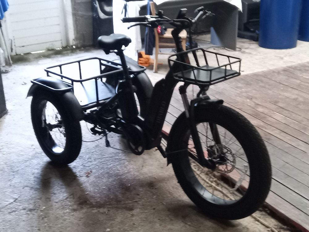Ebike 3 roues avec bac Vélos