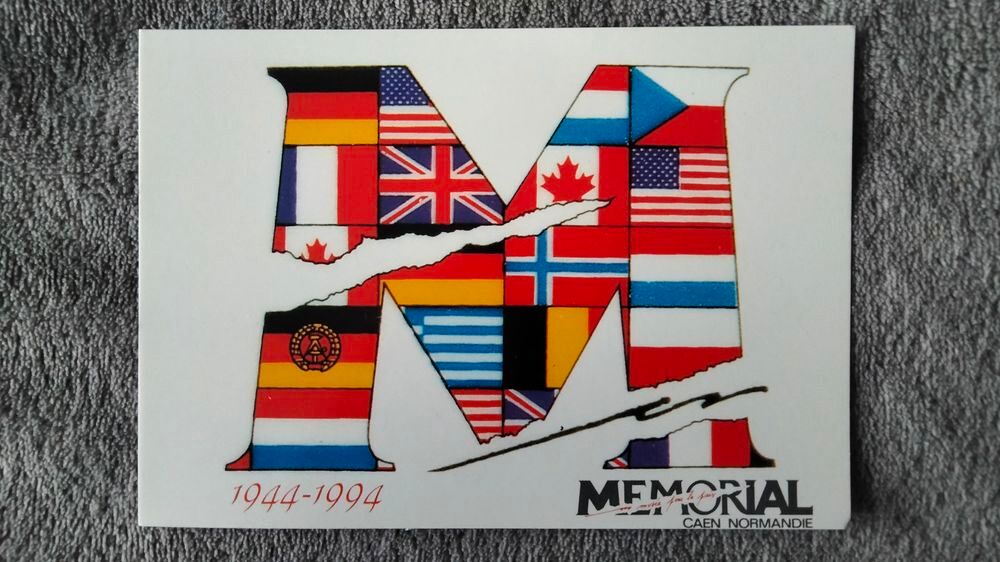 Lot 6 cartes postales touristiques D&eacute;barquement Normandie 
