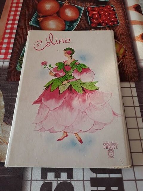 Papier � lettre C�line vintage 1950 cr�ation chotel bureau m 12 F�ves (57)