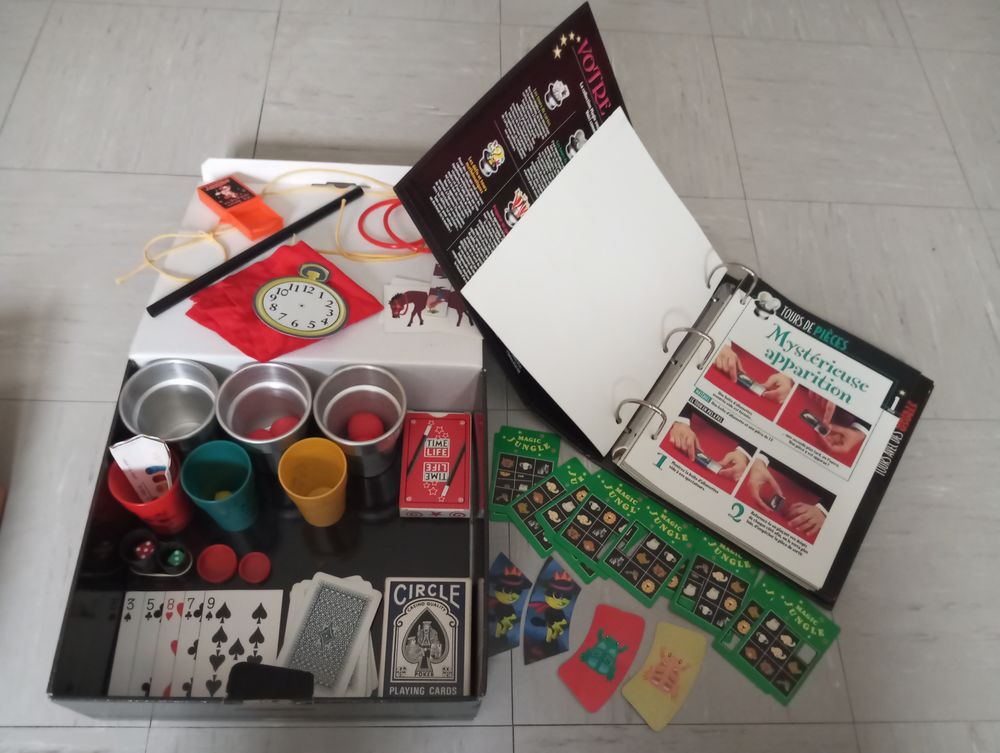 Coffret illusionnisme magie prestidigitation atlas fiches + Jeux / jouets