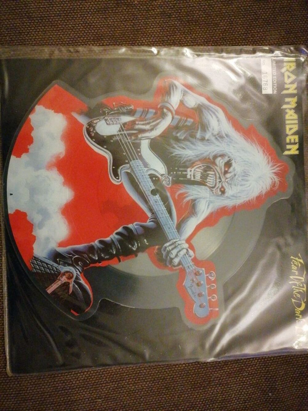 Picture disc IRON MAIDEN Fear of the dark live CD et vinyles
