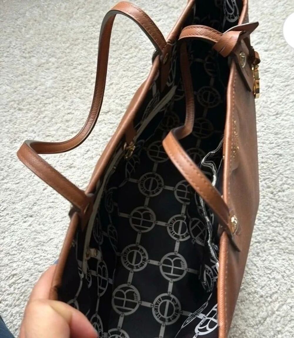 Sac Henri Bendel neuf cuir marron Maroquinerie