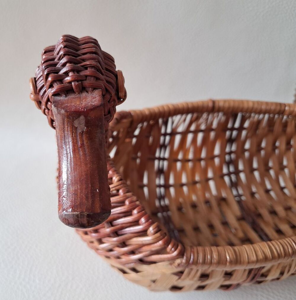 panier &agrave; pain pani&egrave;re corbeille en rotin et osier tress&eacute; Décoration