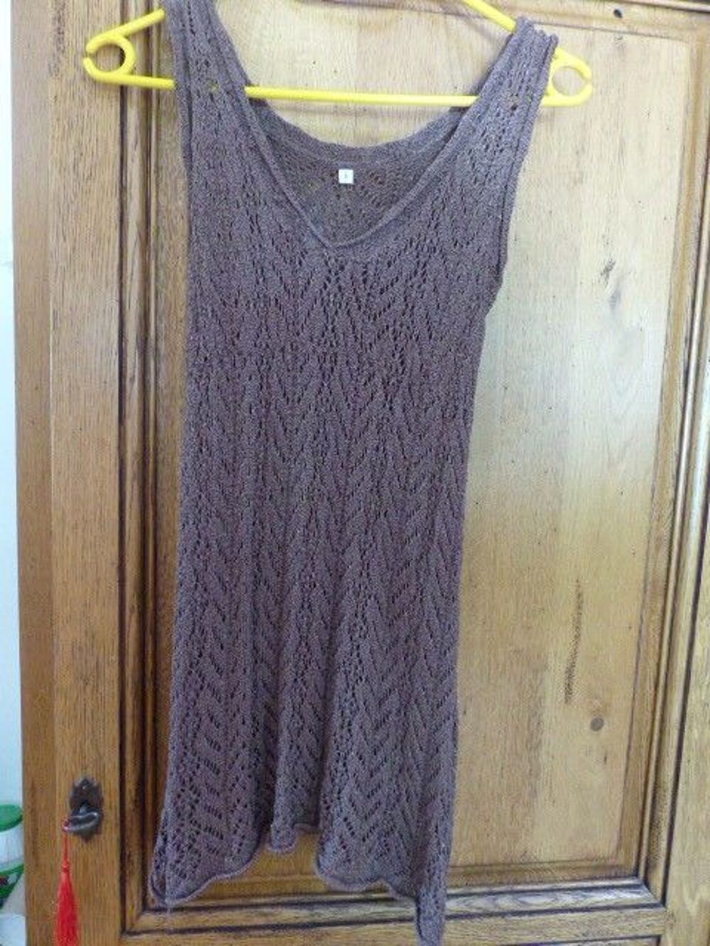 debardeur en coton au crochet Vêtements