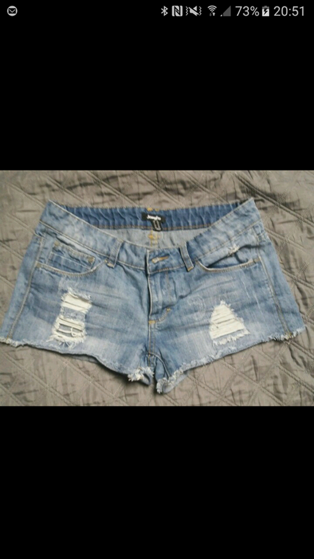 Short en jean Vêtements