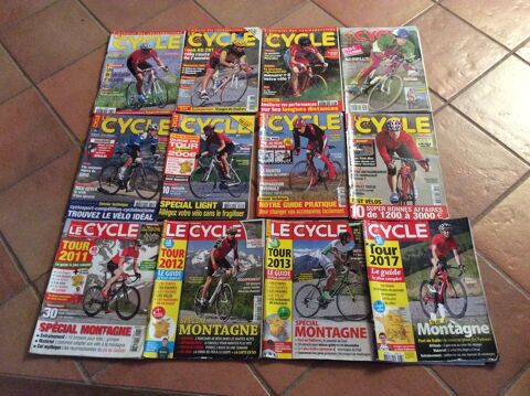 Lot de 12 Le Cycle magazine n 1 des pratiquants  12 Carry-le-Rouet (13)
