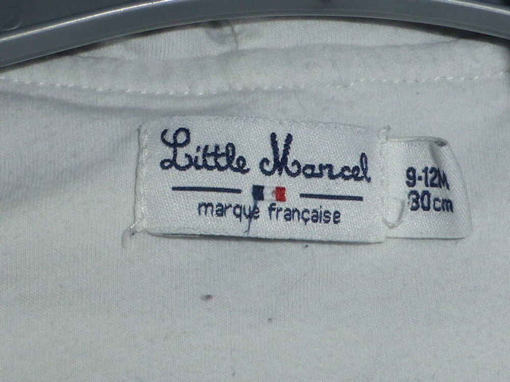 Little Marcel gilet coton capuche ray&eacute; 9 - 12 mois V�tements enfants