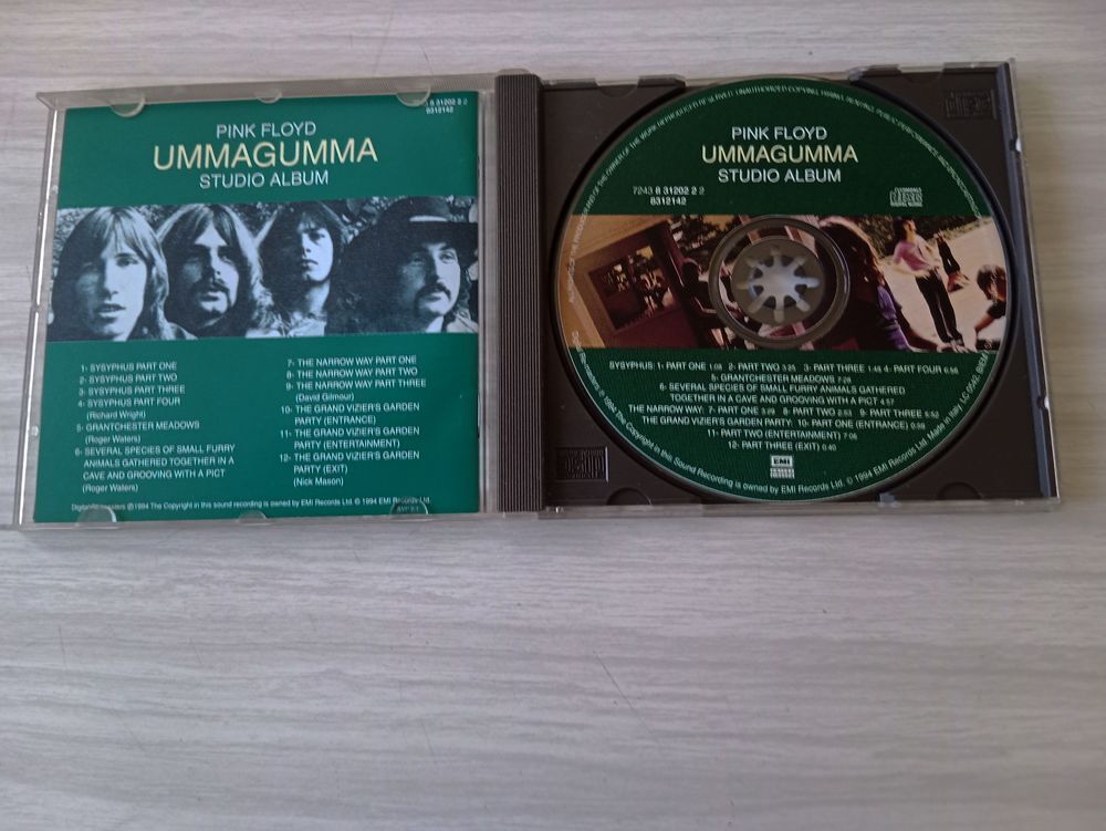 Pink Floyd Ummagumma studio CD et vinyles