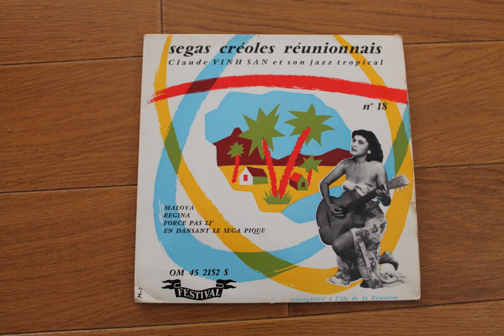 DISQUE VINYLE SEGAS CREOLES REUNIONNAIS CD et vinyles