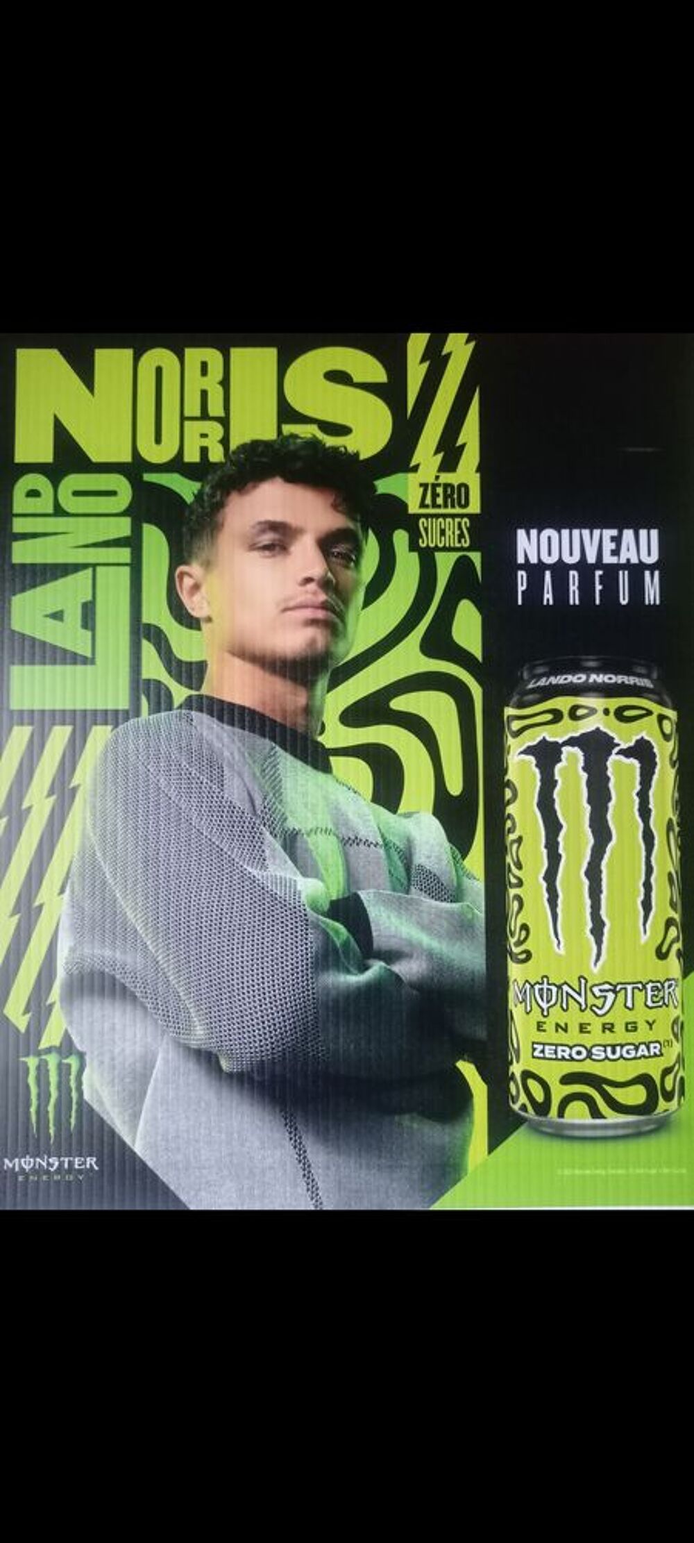 Panneau publicitaire Lando Norris 