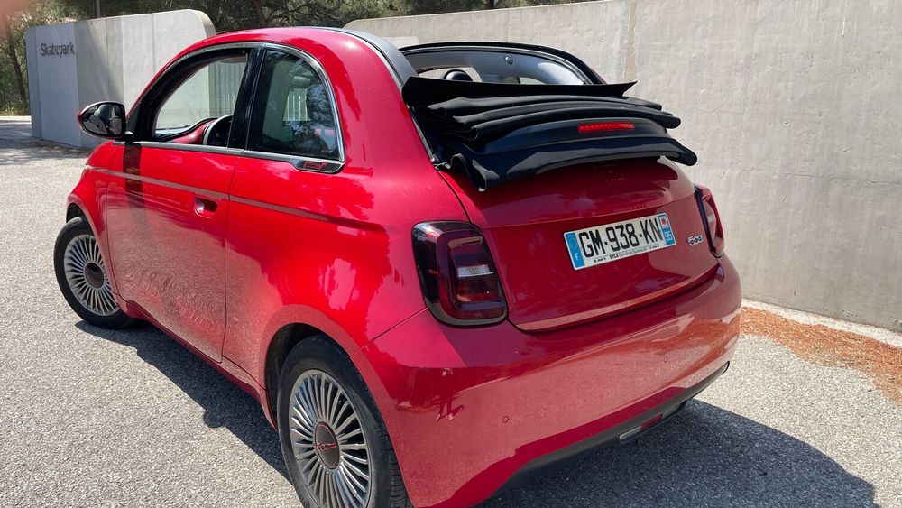 500 E cabriolet FIAT lectrique RED 95ch 2023 occasion 13260 Cassis