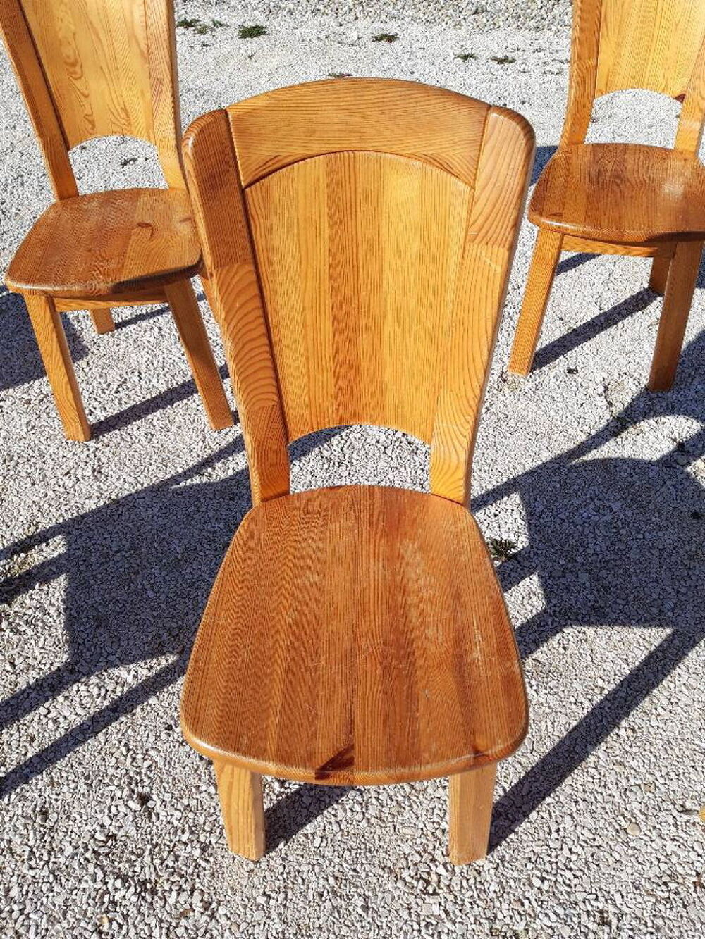 6 Chaise vintage _ Chaise bois _ Chaise en pin Meubles