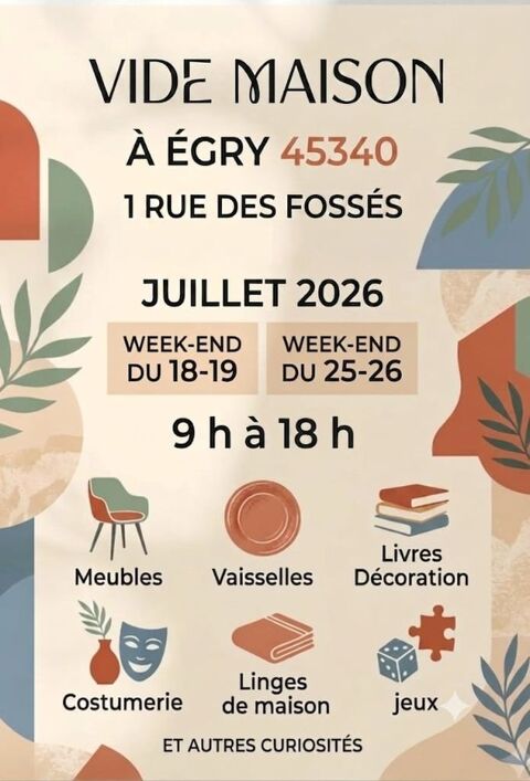 Vide maison à Egry Égry (45)