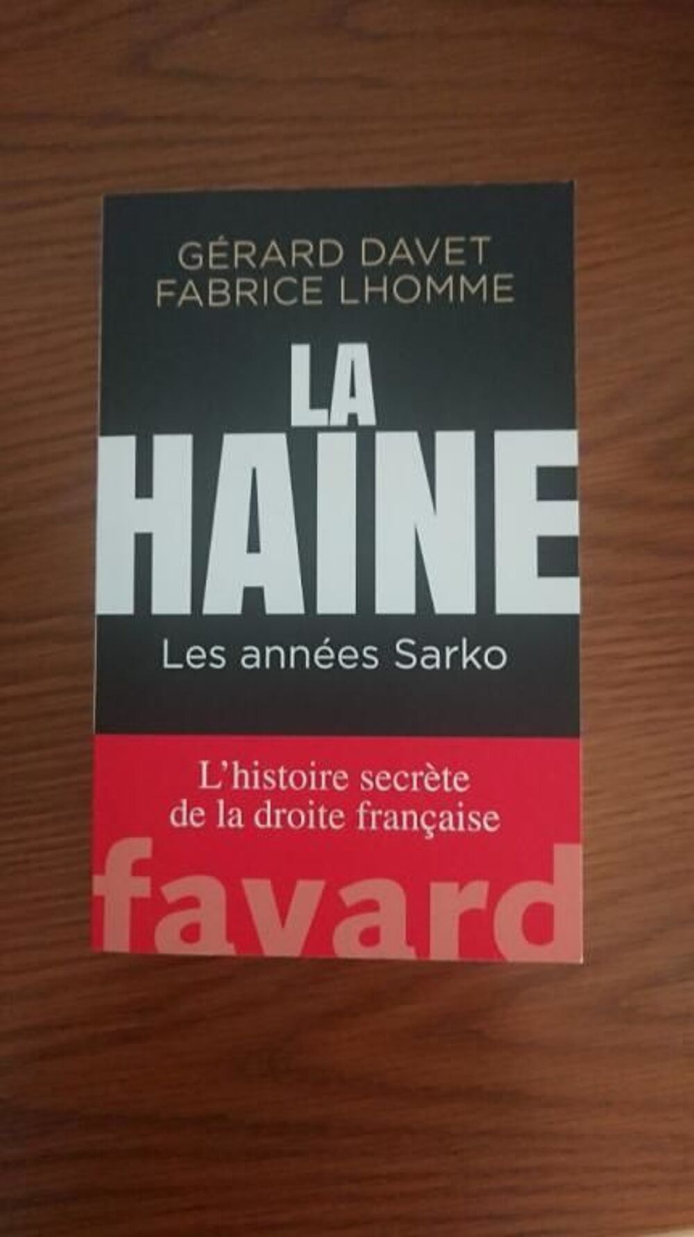 Livres de DAVET et LHOMME " La HAINE " Livres et BD