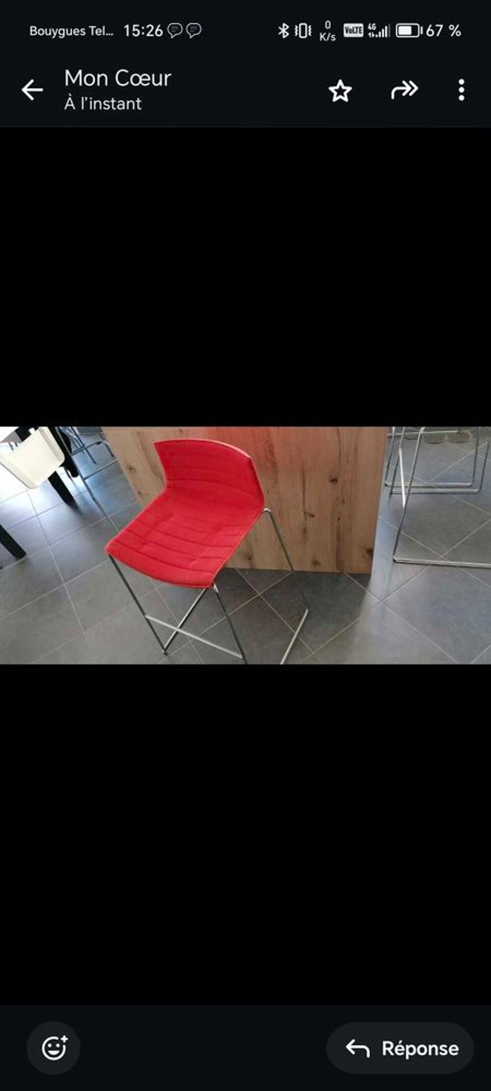 tabouret de bar rouges fabrication italienne Meubles