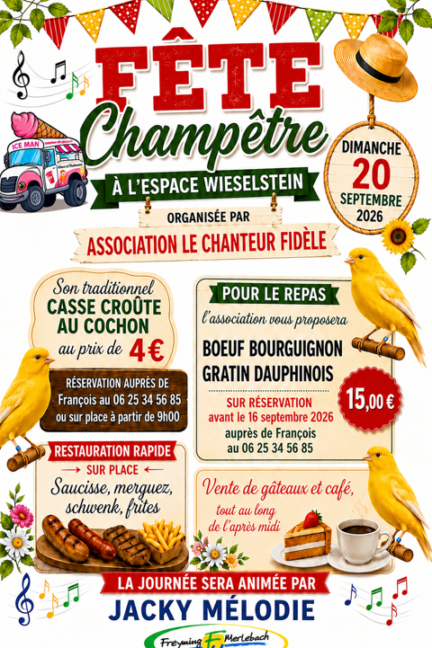 F&ecirc;te Champ&ecirc;tre 0 57800 Freyming-merlebach