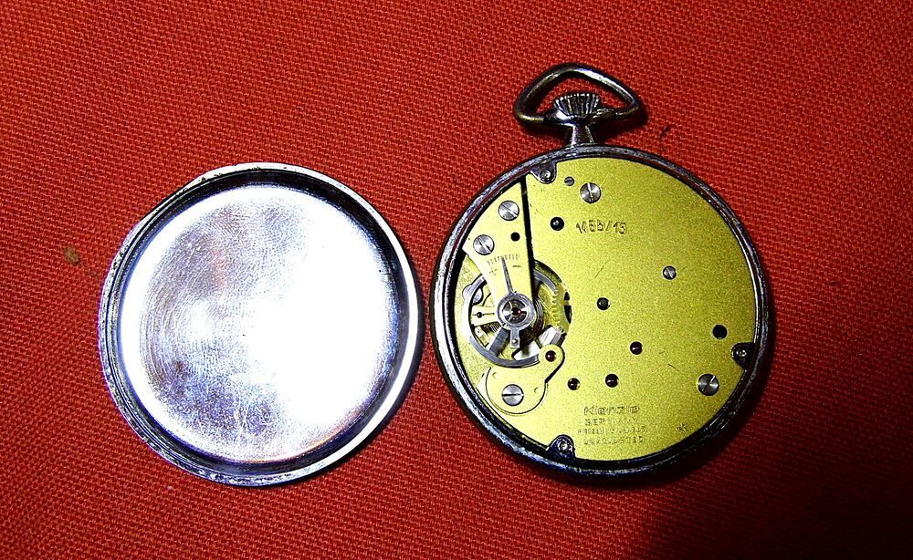 Montre gousset KIENZLE 15 rubis fonctionne made in Germany 