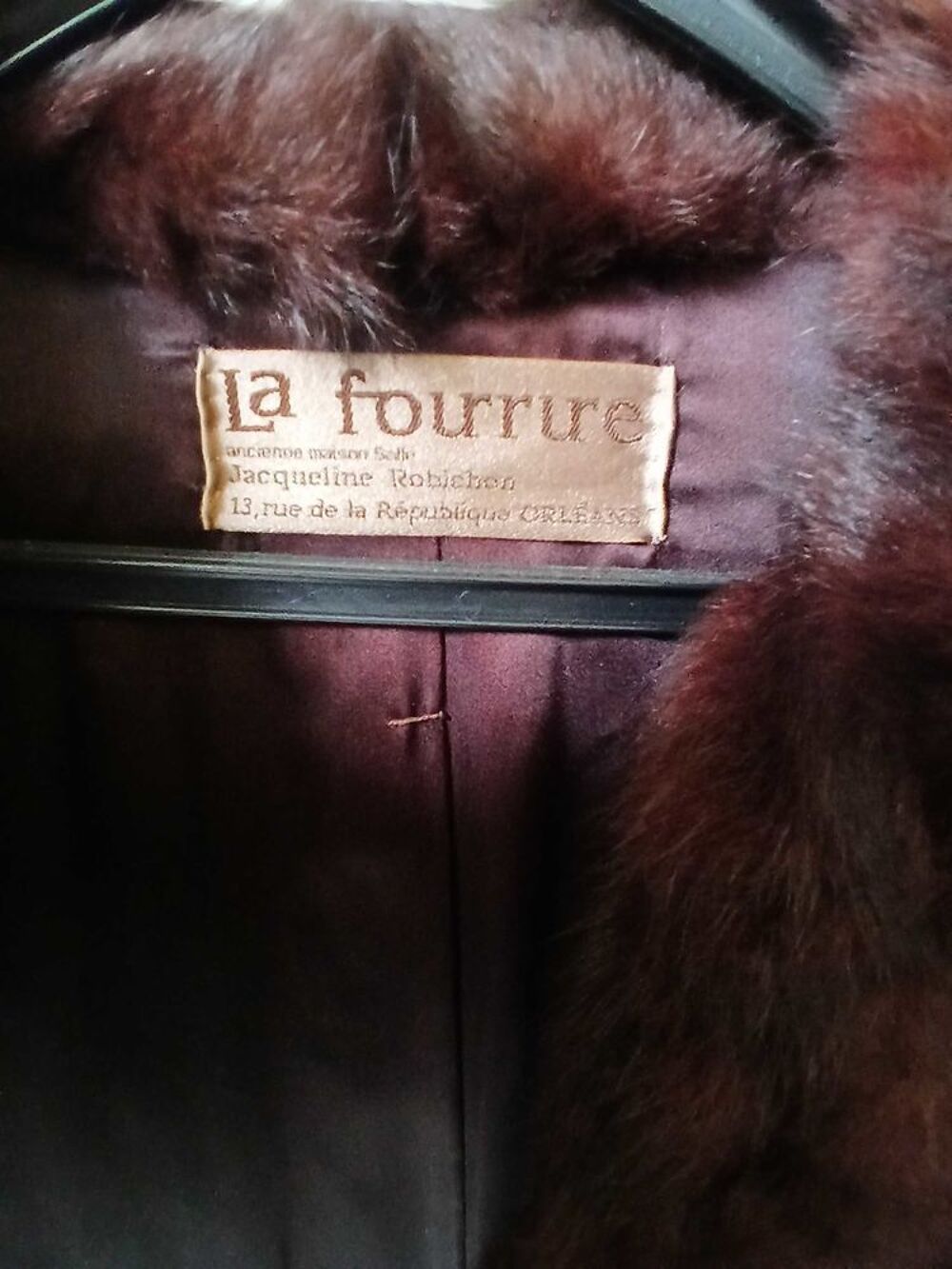 manteau en vison Vêtements