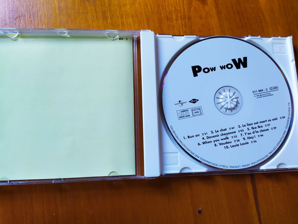 CD Pow wow Regagner Les Plaines
CD et vinyles