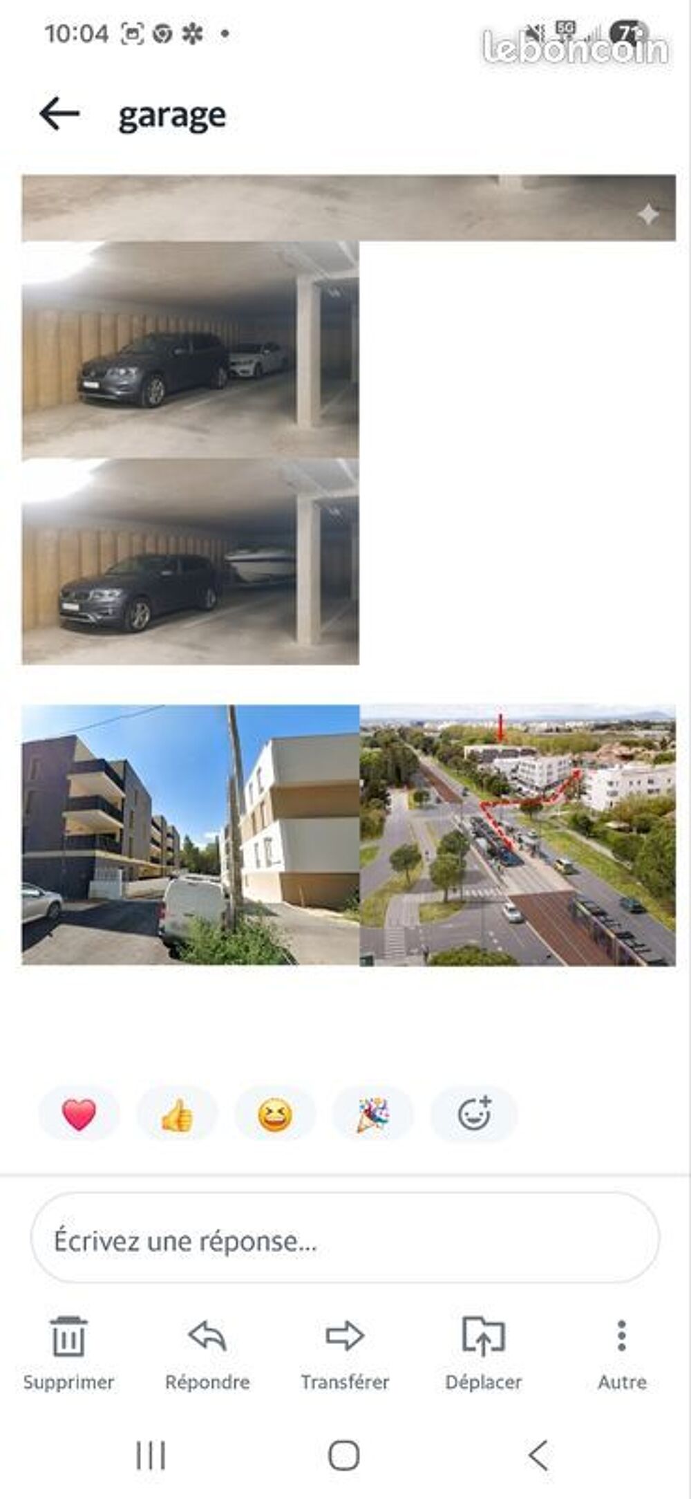 Location Parking/Garage garage double Lattes Gare Lattes