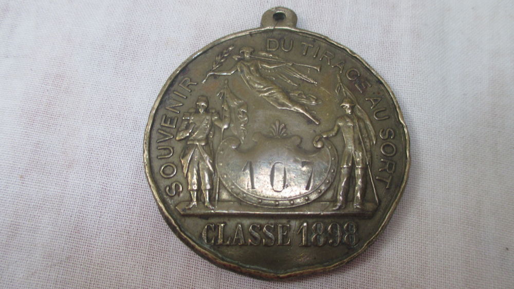 m&eacute;daille militaire 1898. 