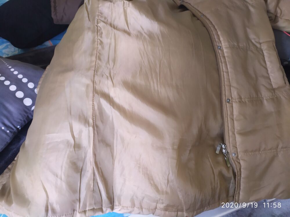 veste matelass&eacute; beige carla faustini Vtements