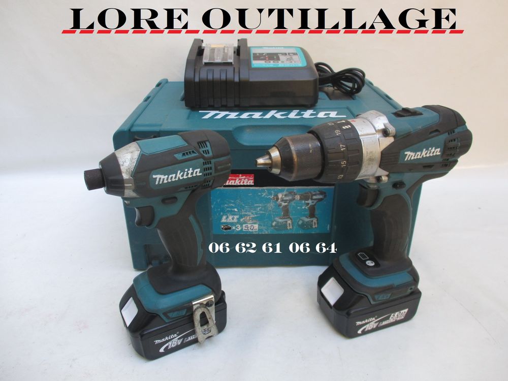 MAKITA DDF458 + MAKITA DTD152 Bricolage