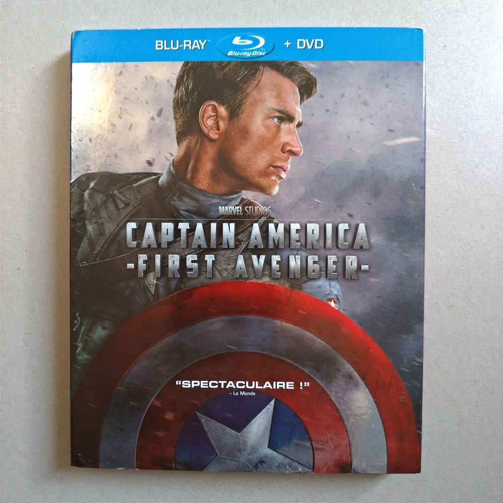 Captain America : The First Avenger (Combo Blu-Ray + DVD) DVD et blu-ray