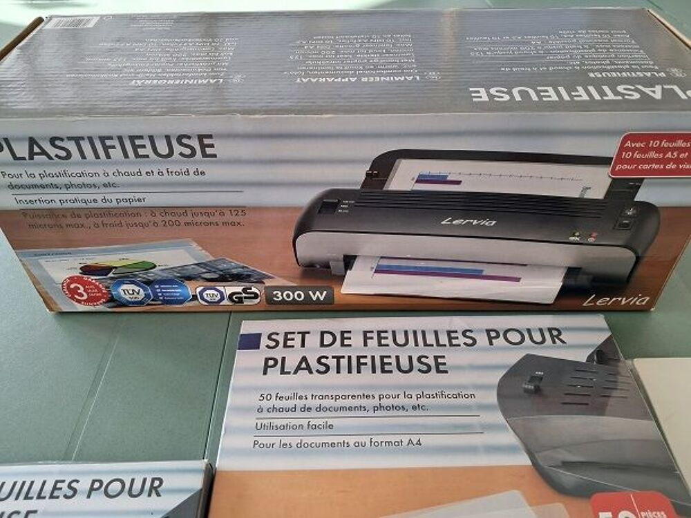 Lot Plastifieuse neuf loisirs ecole bureau maison TV Photos/Video/TV