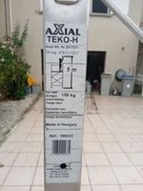   Échafaudage aluminium 5 metres  hauteur  