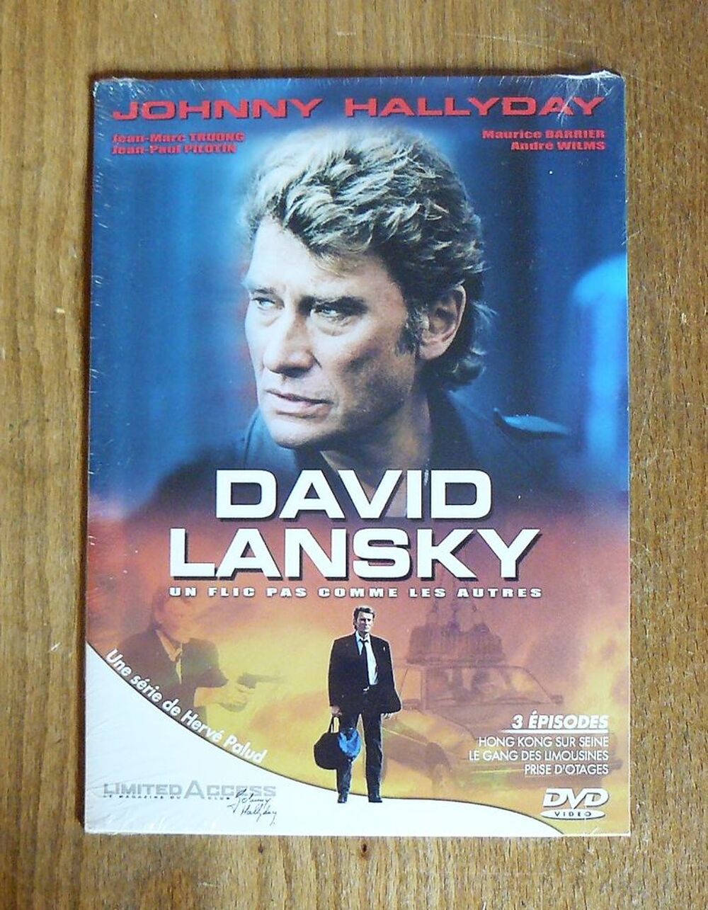 DVD Johnny HALLYDAY : David LANSKY avec 3 &eacute;pisodes DVD et blu-ray