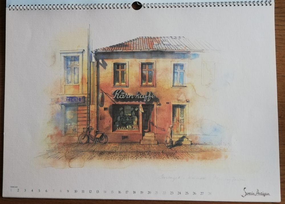 Grand Calendrier "Sveccia Antiqua" collector de 1987 