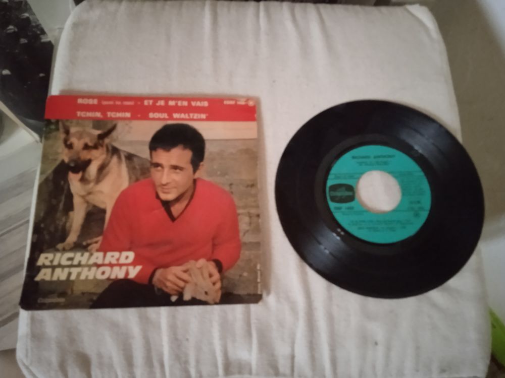 Vinyle 45 T Richard Anthony
Rose
1960 CD et vinyles