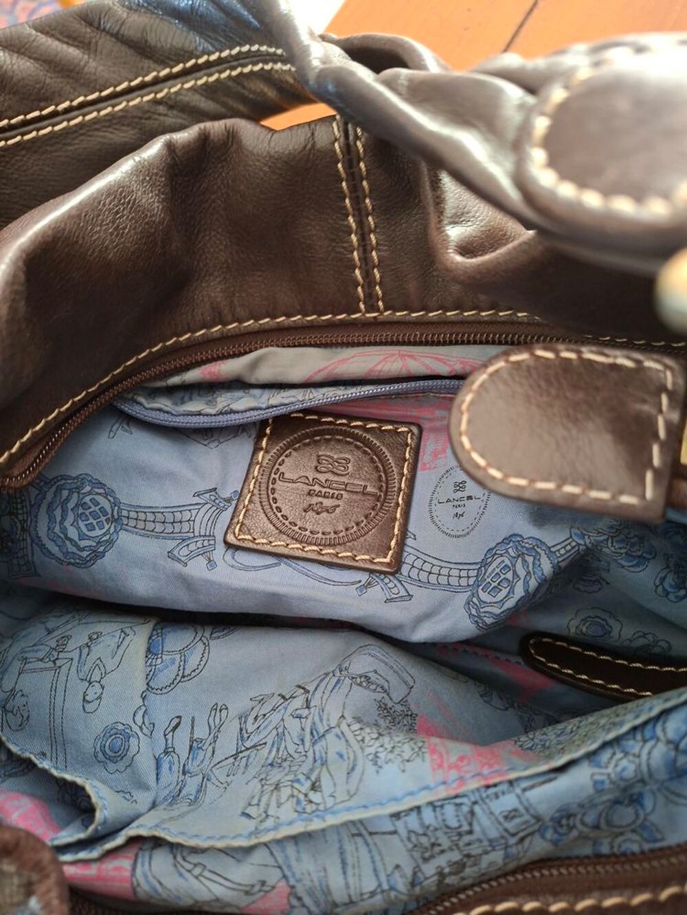 Sac en cuir lancel Maroquinerie