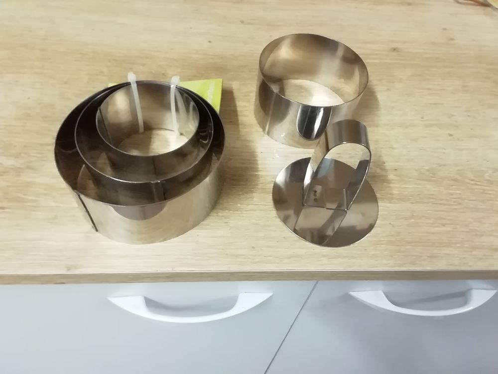 Cercles neufs inox pour cuisine Cuisine