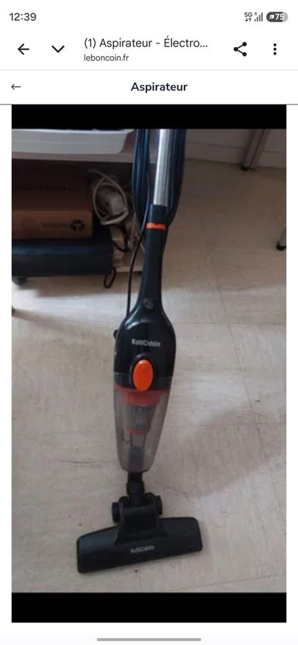 Aspirateur Electroménager